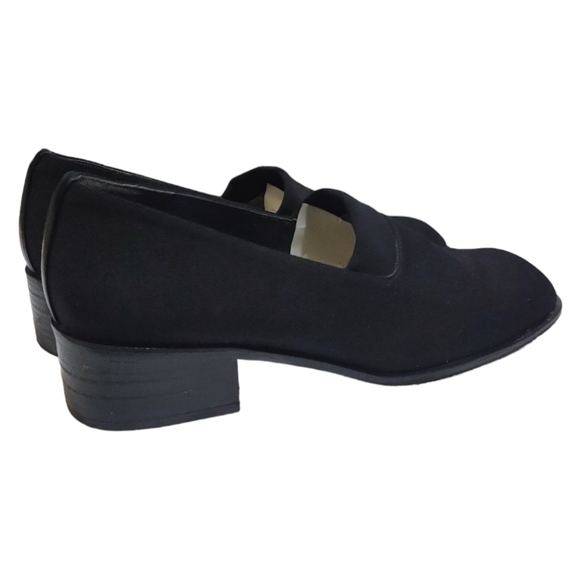 Stuart Weitzman Black Square Toe Medium Width Short Heels Women's Size 7.5 - Picture 7 of 9